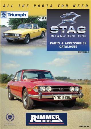 Triumph Stag Catalogue 1970-1978 - STAG CAT - Rimmer Bros
